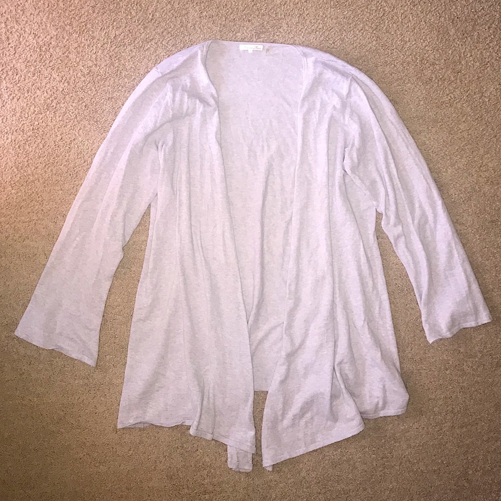 Minnie rose lilac purple soft duster cardigan XL